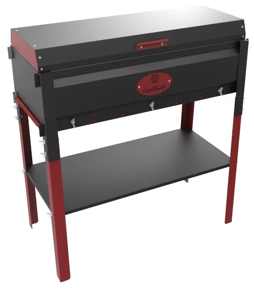 Барбекю Grillkoff стационарное Б10, 88x39,5x80 см